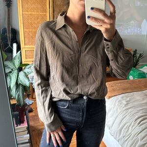Brown/Taupe Blouse